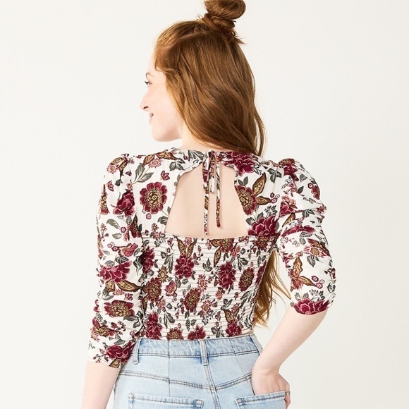 SO Crop Renaissance Puff Sleeve | SIZE XS - Picture 3 of 8